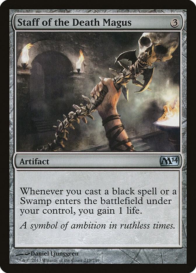Staff of the Death Magus [Magic 2014 (M14)] 219