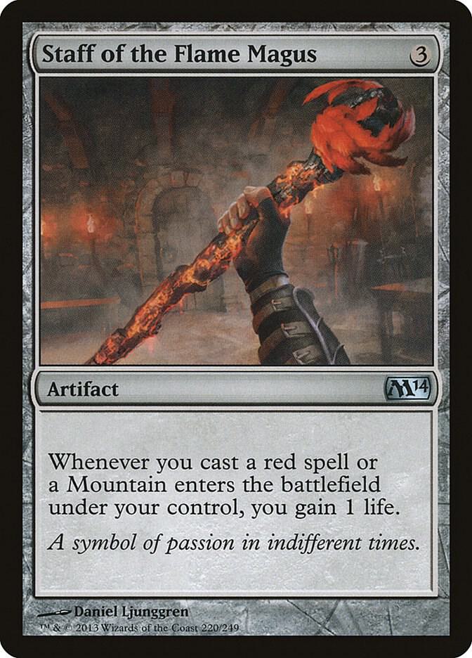 Staff of the Flame Magus [Magic 2014 (M14)] 220