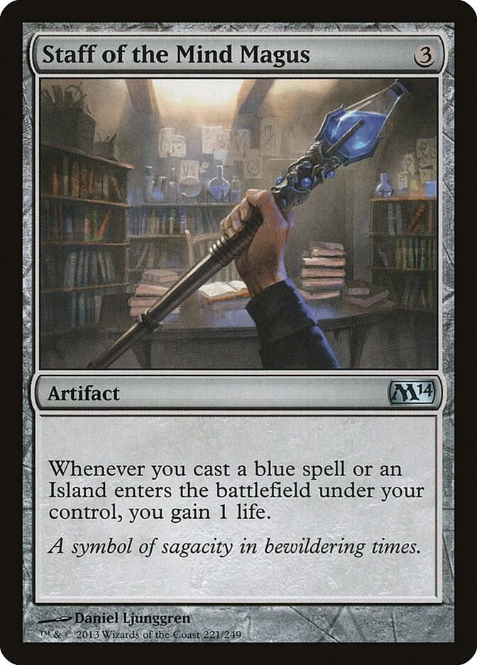 Staff of the Mind Magus [Magic 2014 (M14)] 221