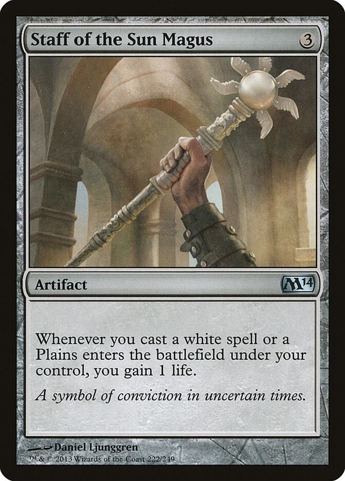 Staff of the Sun Magus [Magic 2014 (M14)] 222
