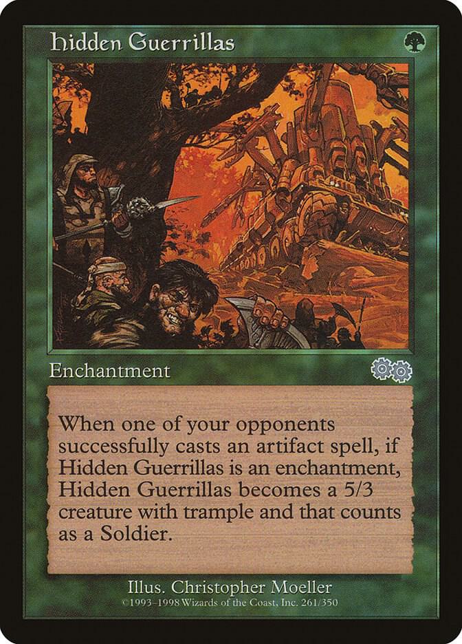 Hidden Guerrillas [Urza's Saga] 261