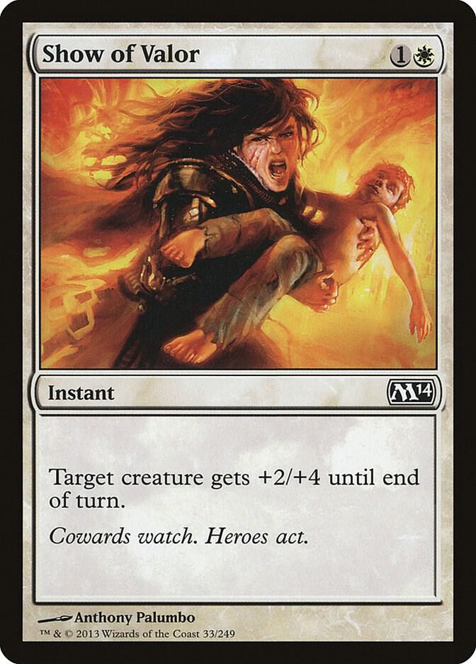 Show of Valor [Magic 2014 (M14)] 33