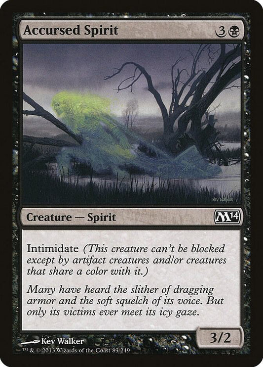 Accursed Spirit [Magic 2014 (M14)] 83