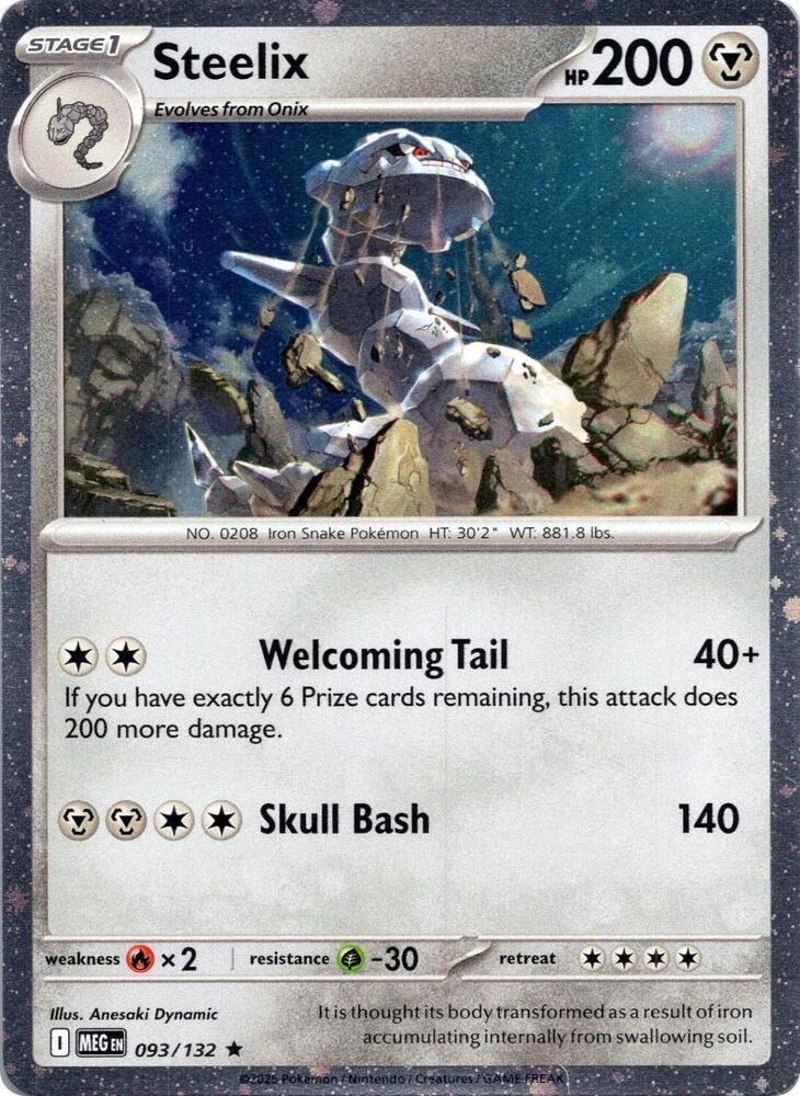 Steelix - 093/132 (Cosmos Holo) [Miscellaneous Cards & Products] 093/132