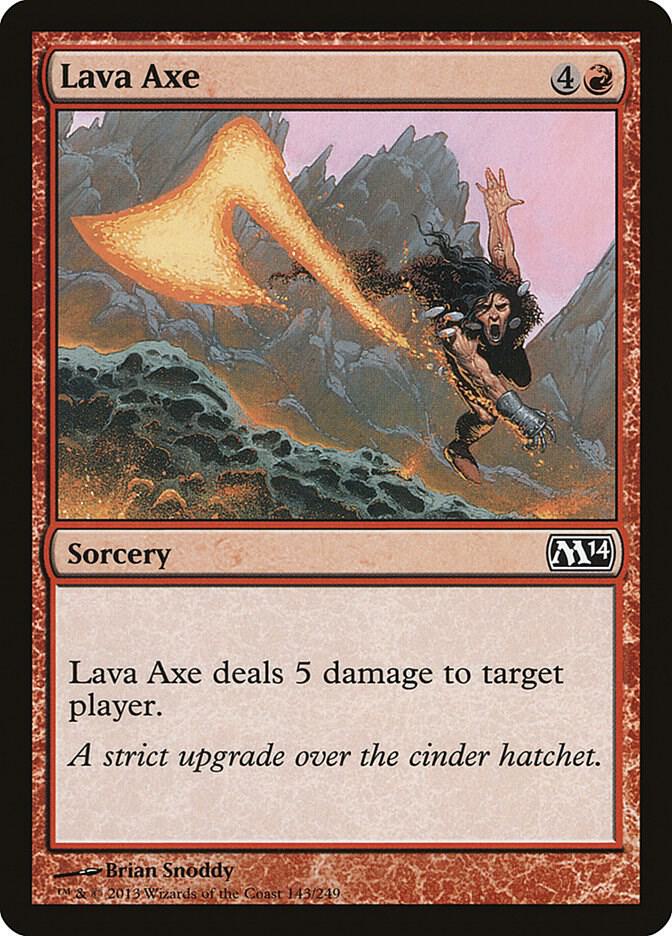 Lava Axe [Magic 2014 (M14)] 143