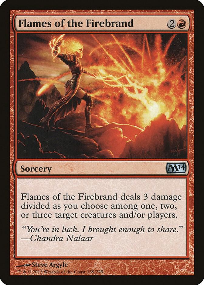 Flames of the Firebrand [Magic 2014 (M14)] 139
