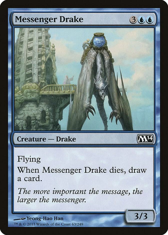 Messenger Drake [Magic 2014 (M14)] 63