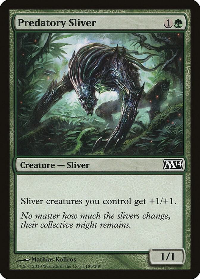 Predatory Sliver [Magic 2014 (M14)] 189
