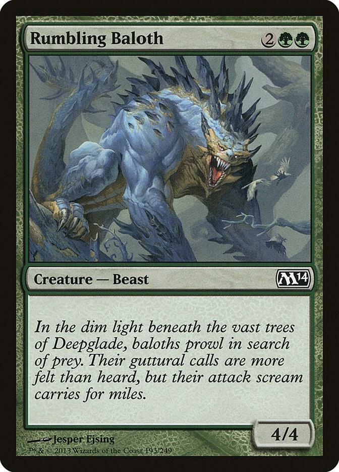 Rumbling Baloth [Magic 2014 (M14)] 193