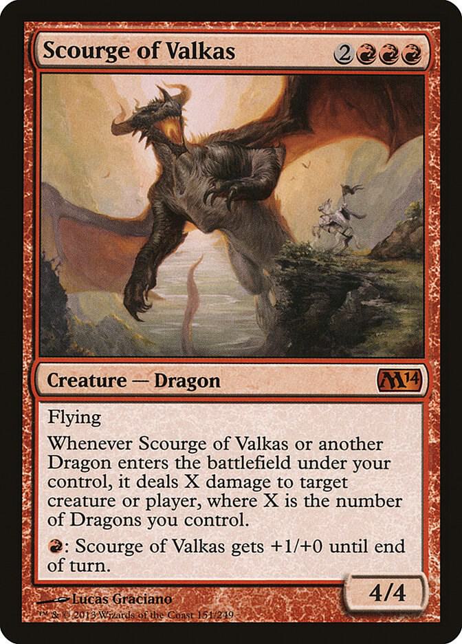 Scourge of Valkas [Magic 2014 (M14)] 151