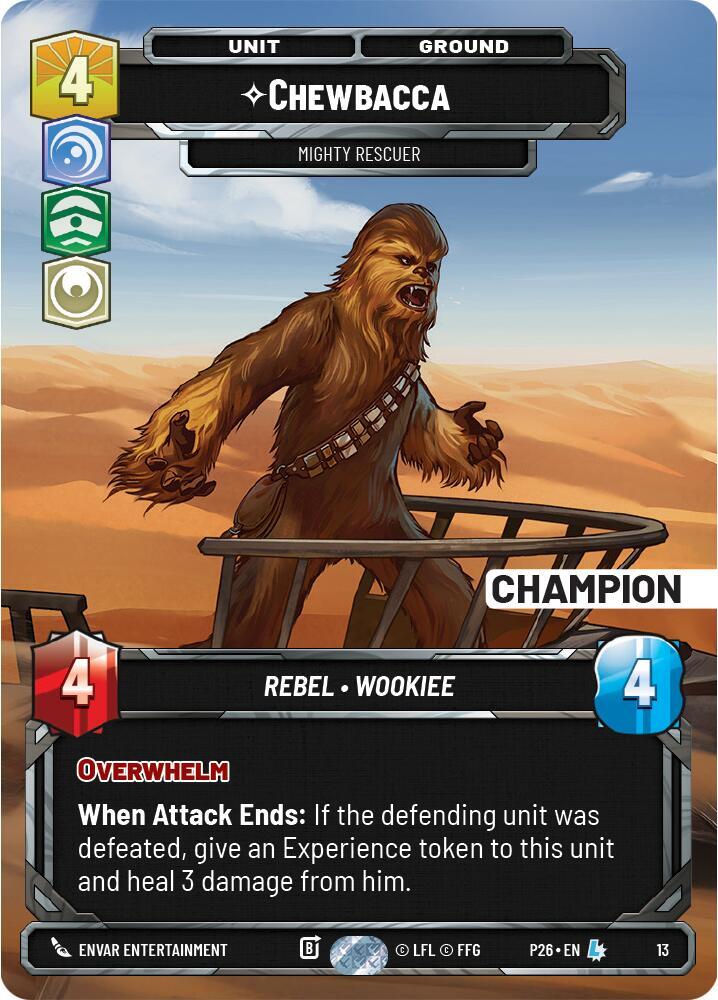 Chewbacca - Mighty Rescuer (Champion) [Organized Play Promos] 13