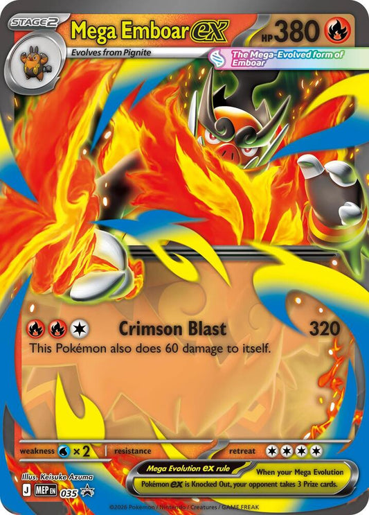Mega Emboar ex - 035 [ME: Mega Evolution Promo] 035