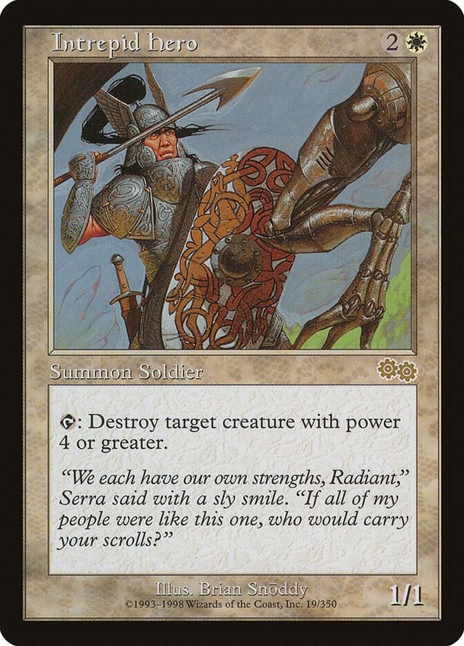 Intrepid Hero [Urza's Saga] 19