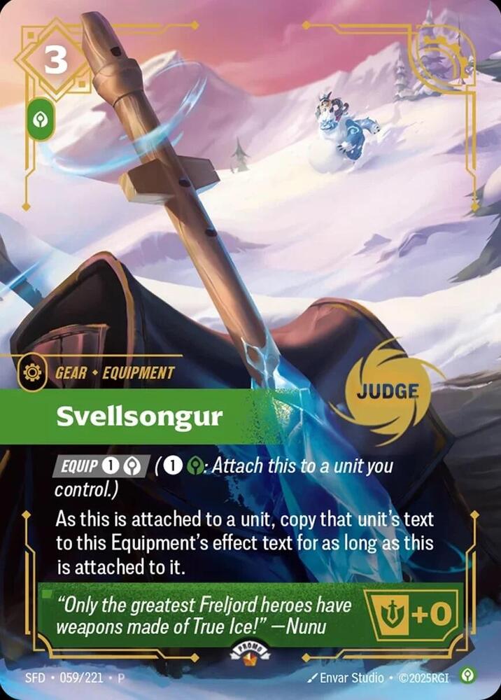 Svellsongur [Riftbound Judge Promotional Cards] 059/221