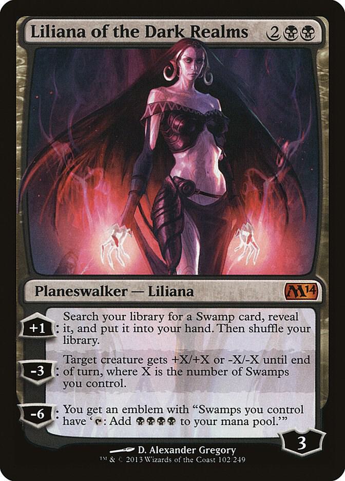 Liliana of the Dark Realms [Magic 2014 (M14)] 102