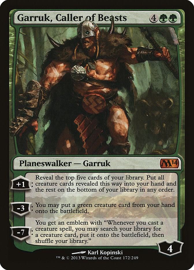 Garruk, Caller of Beasts [Magic 2014 (M14)] 172