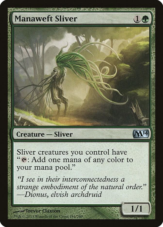 Manaweft Sliver [Magic 2014 (M14)] 184