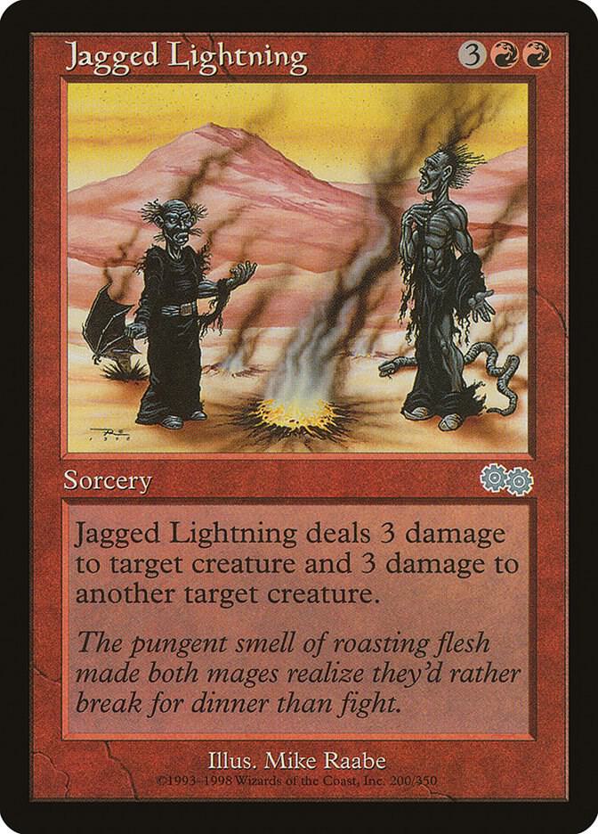Jagged Lightning [Urza's Saga] 200