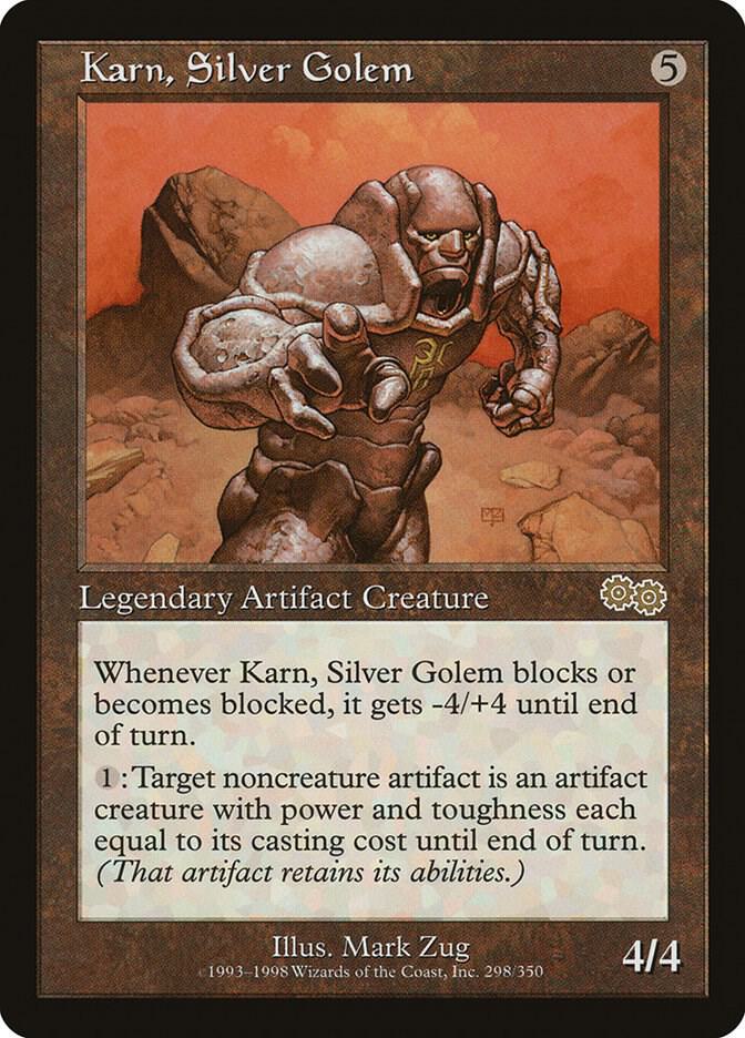 Karn, Silver Golem [Urza's Saga] 298