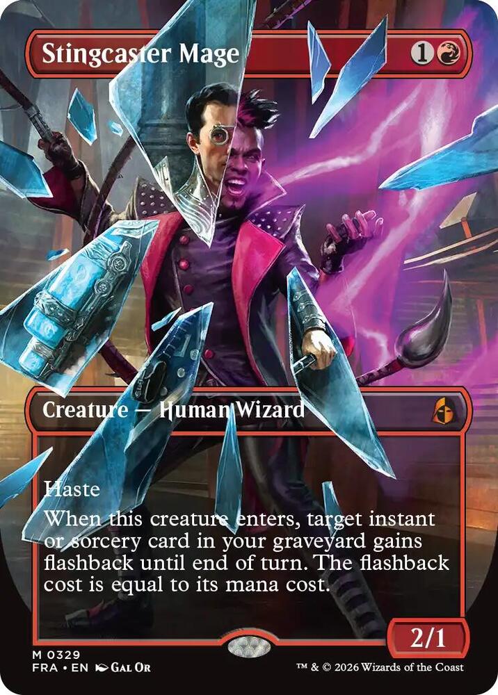 Stingcaster Mage (Borderless) (0329) [Reality Fracture] 329