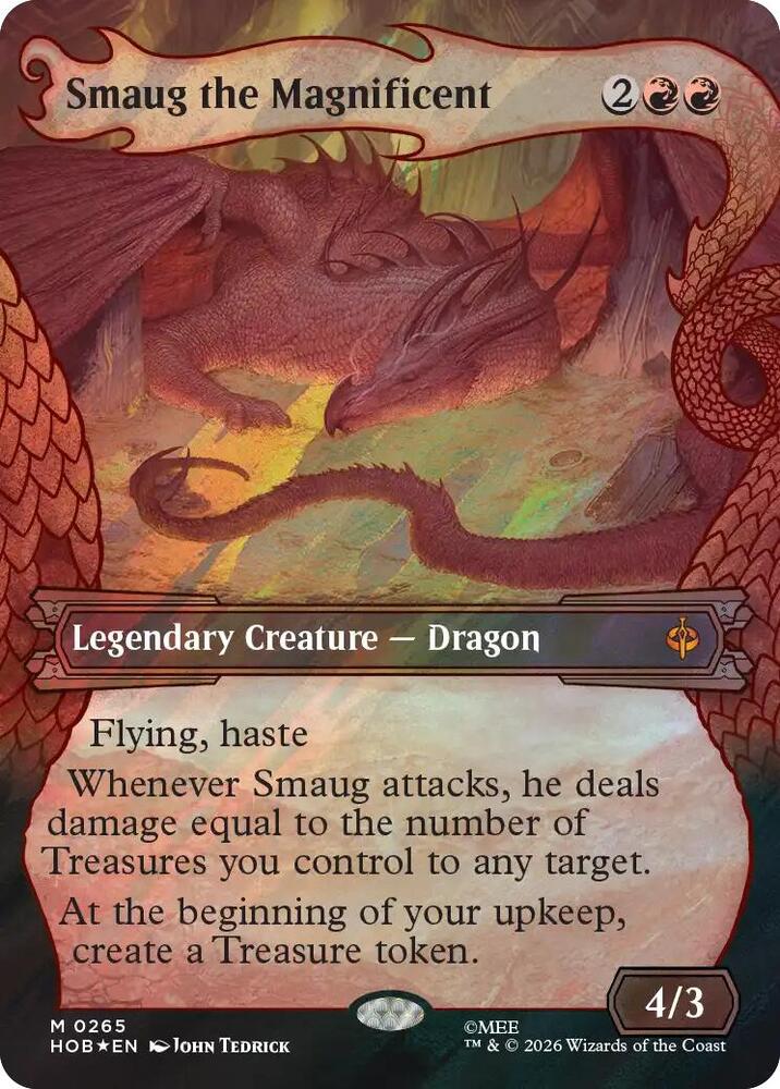Smaug the Magnificent (Showcase) (Surge Foil) [The Hobbit] 265