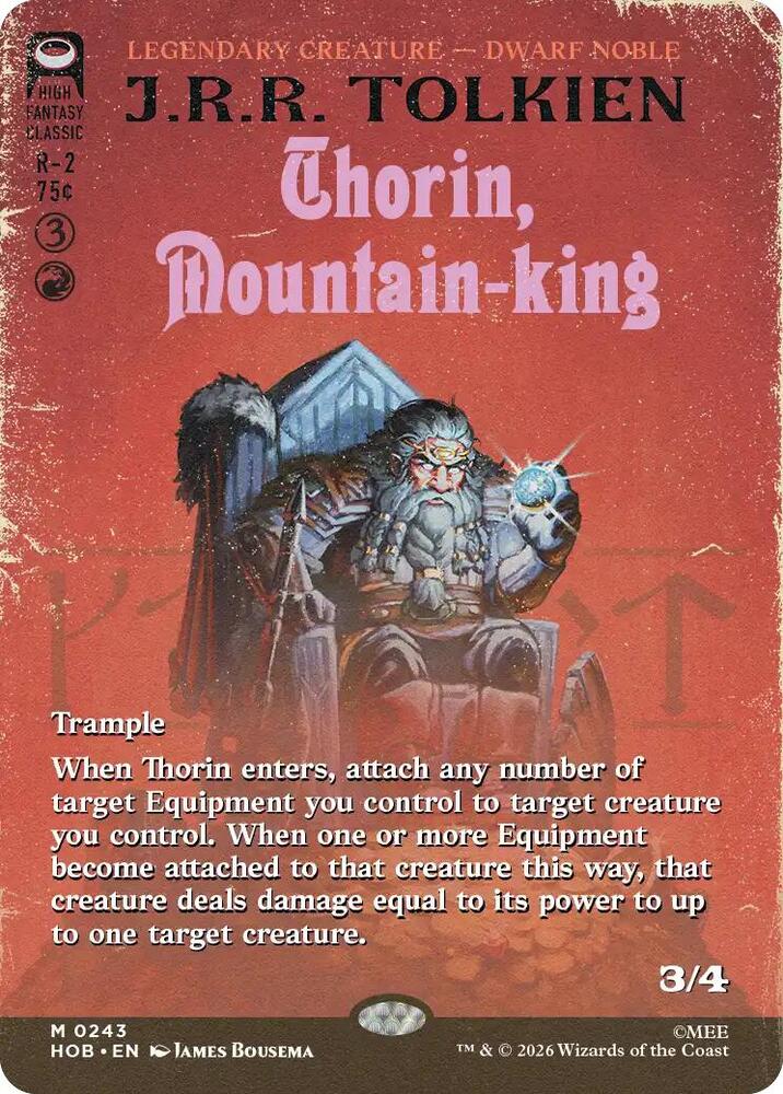 Thorin, Mountain-king (Borderless) [The Hobbit] 243