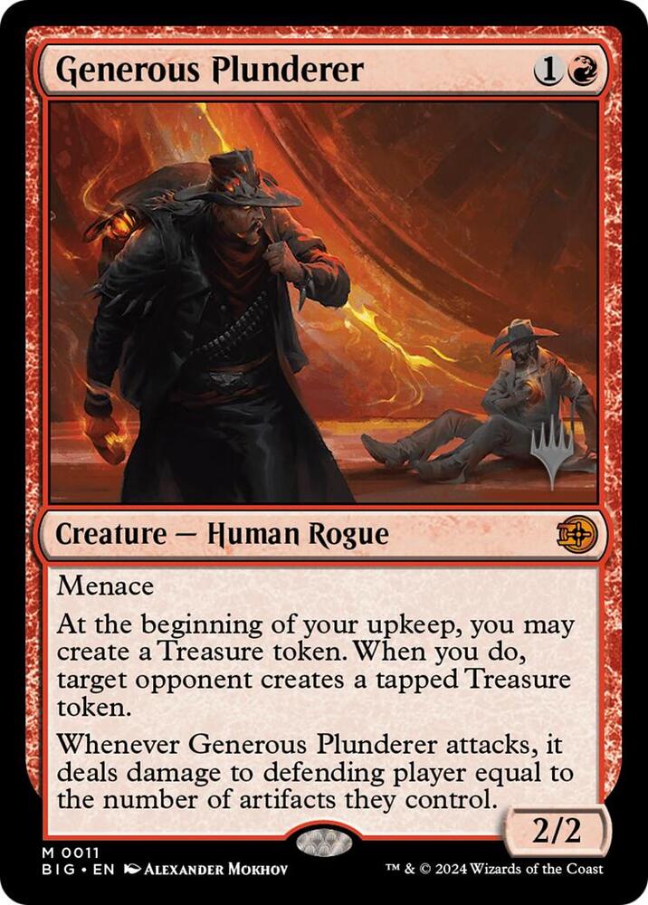 Generous Plunderer [Promo Pack: Outlaws of Thunder Junction] 11