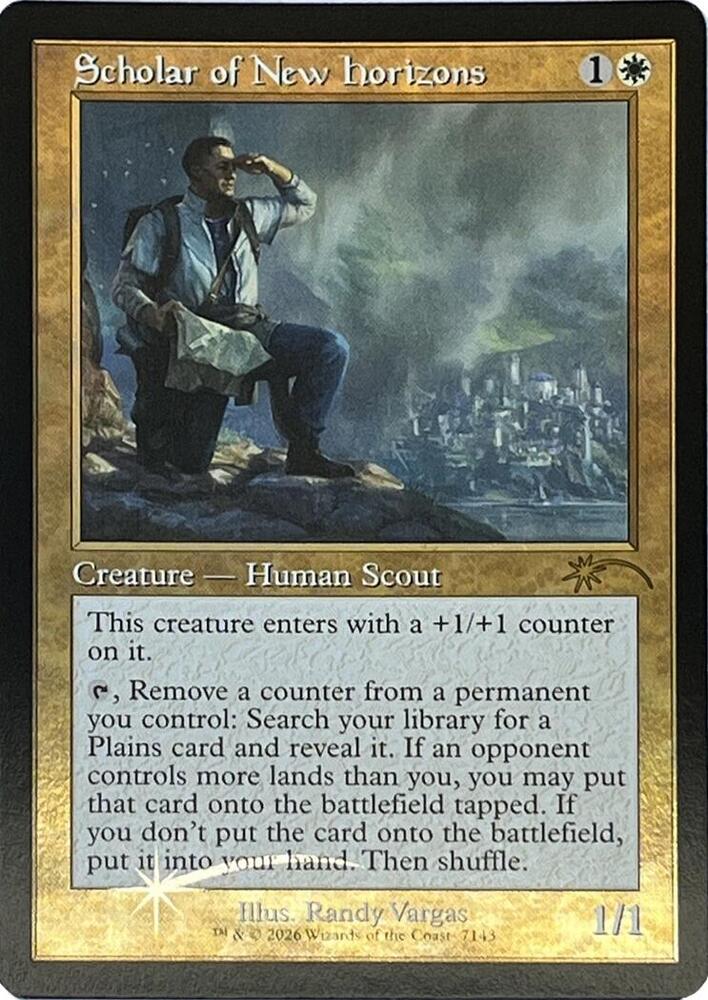 Scholar of New Horizons (Retro Frame) [Secret Lair Drop Series] 7143