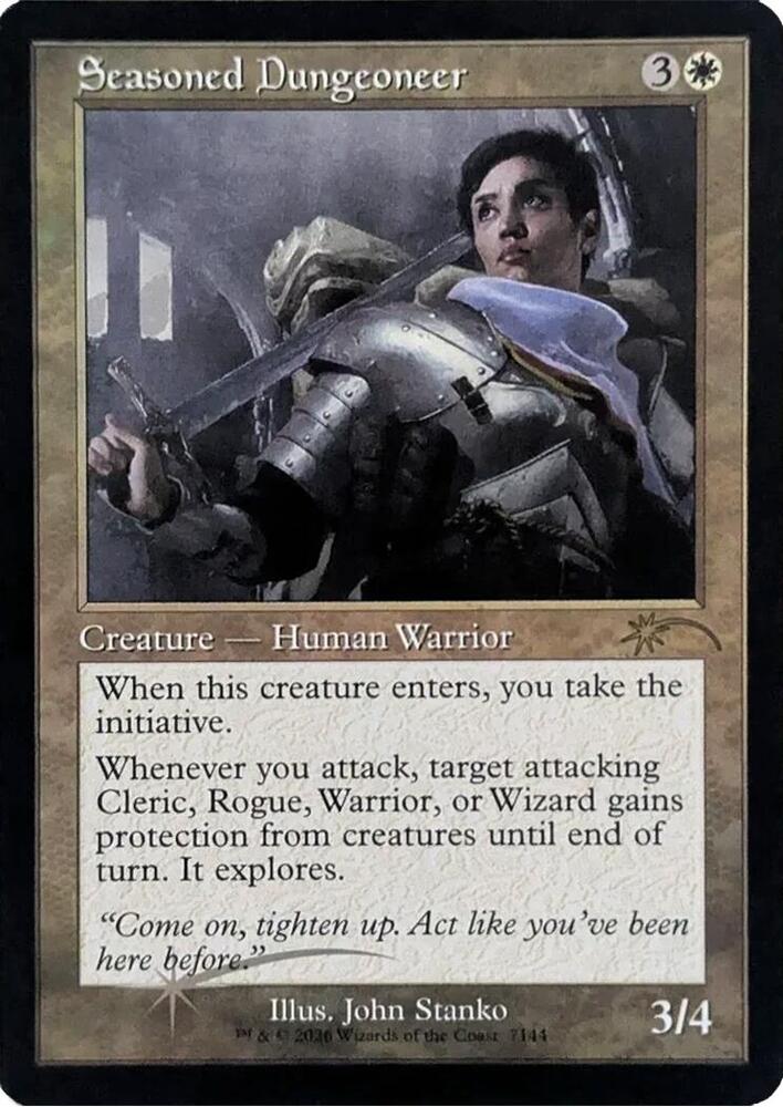 Seasoned Dungeoneer (Retro Frame) [Secret Lair Drop Series] 7144