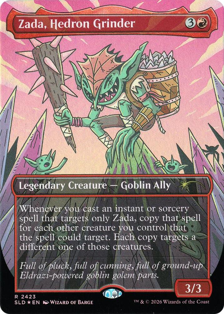 Zada, Hedron Grinder (Display Commander) - Thick Stock [Secret Lair Drop Series] 2423
