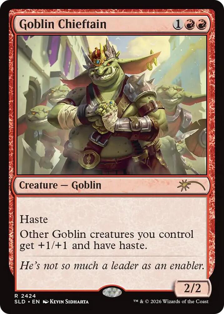 Goblin Chieftain (2424) [Secret Lair Drop Series] 2424