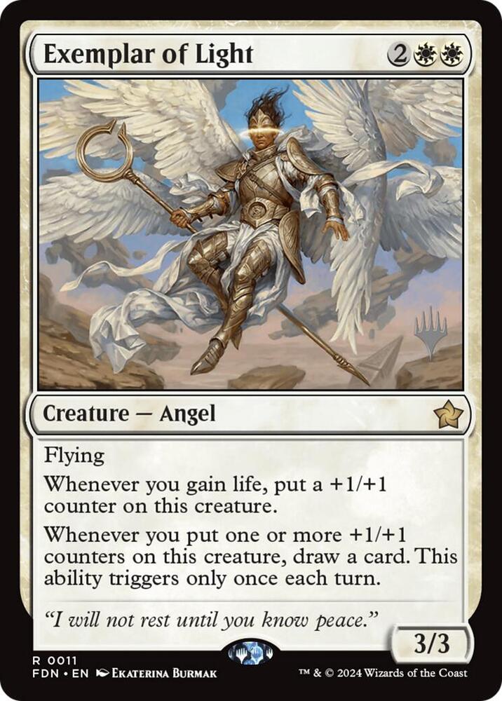 Exemplar of Light [Promo Pack: Secrets of Strixhaven] 11