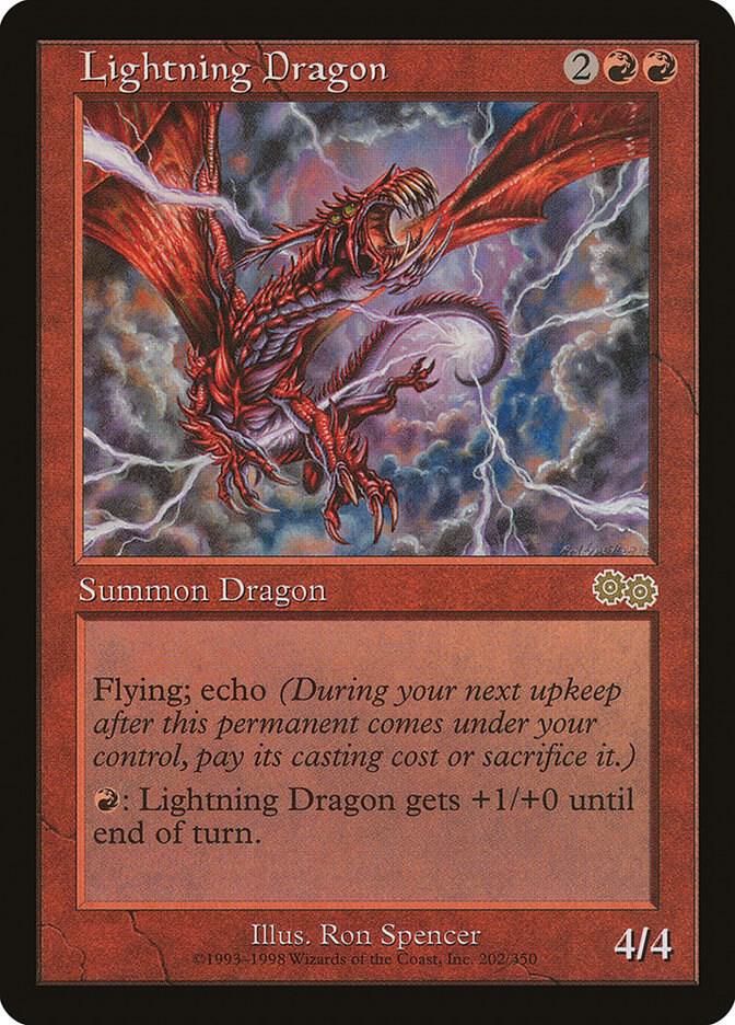 Lightning Dragon [Urza's Saga] 202