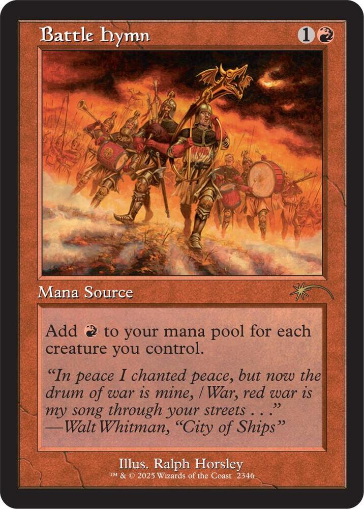 Battle Hymn [Secret Lair Drop Series] 2346