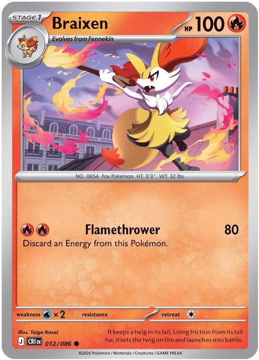 Braixen [ME04: Chaos Rising] 012/086