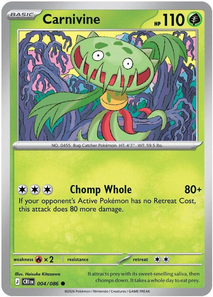 Carnivine [ME04: Chaos Rising] 004/086