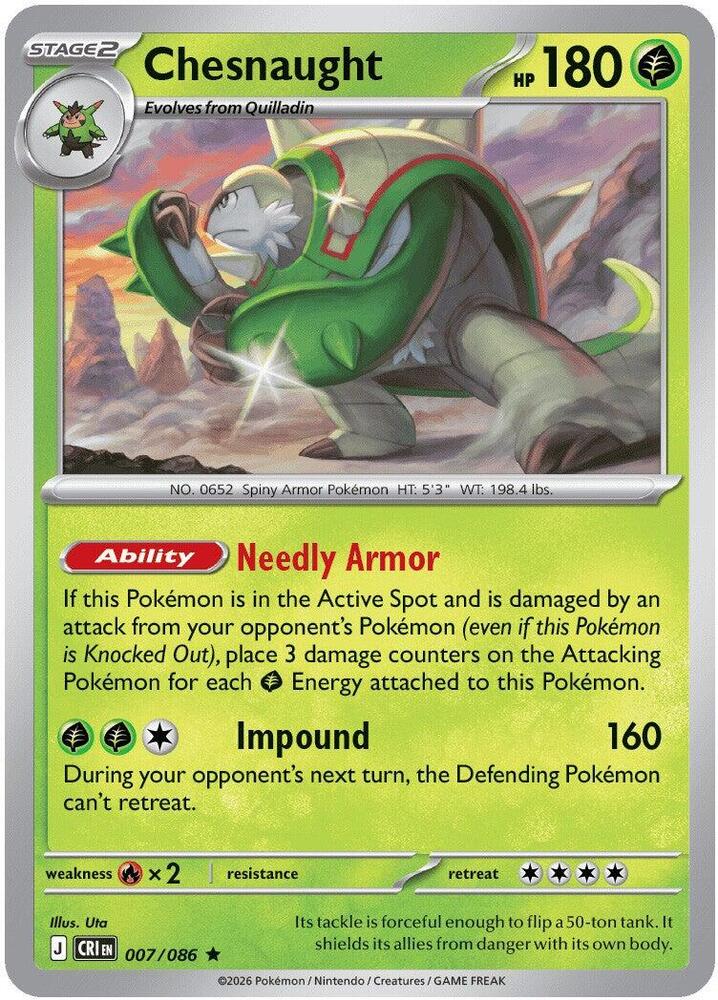 Chesnaught [ME04: Chaos Rising] 007/086