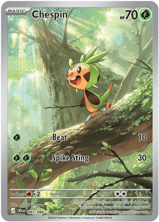 Chespin - 087/086 [ME04: Chaos Rising] 087/086