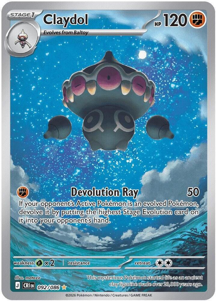 Claydol - 092/086 [ME04: Chaos Rising] 092/086