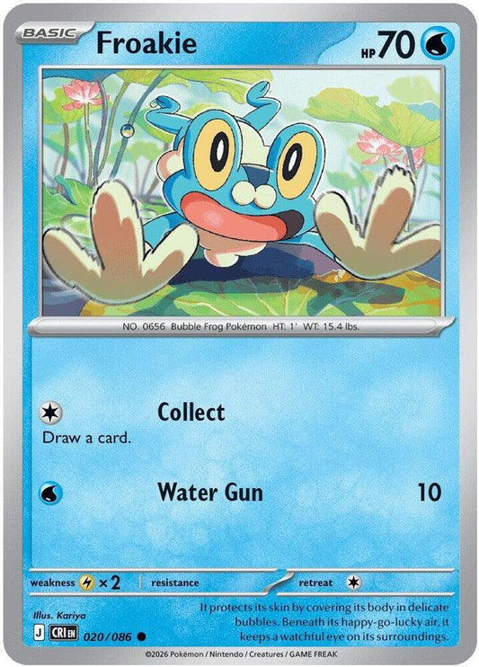 Froakie - 020/086 [ME04: Chaos Rising] 020/086