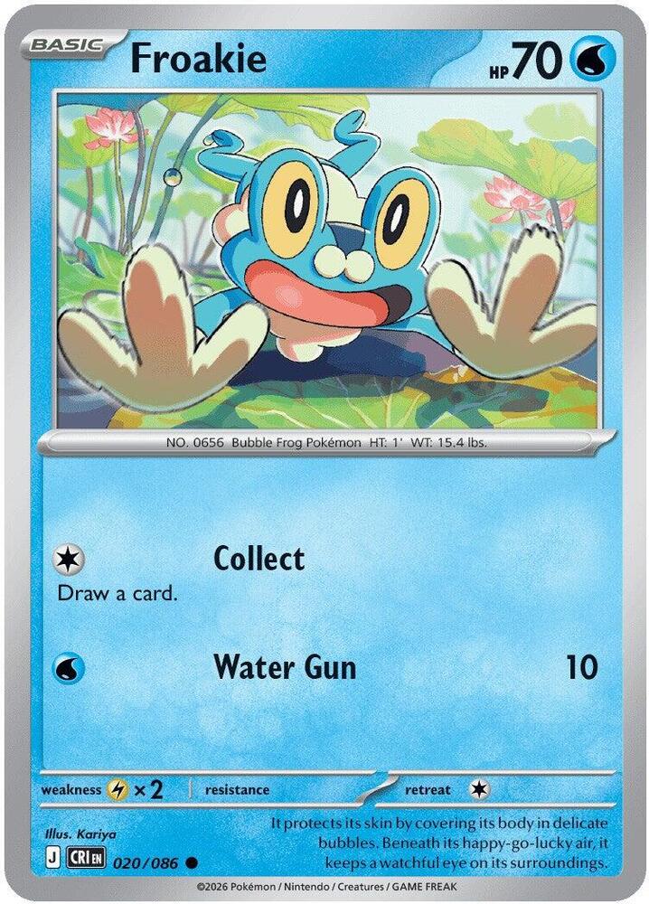 Froakie - 020/086 [ME04: Chaos Rising] 020/086