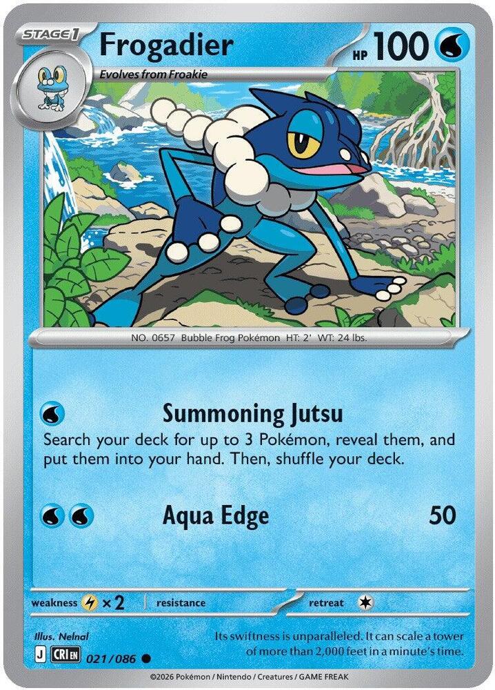 Frogadier - 021/086 [ME04: Chaos Rising] 021/086