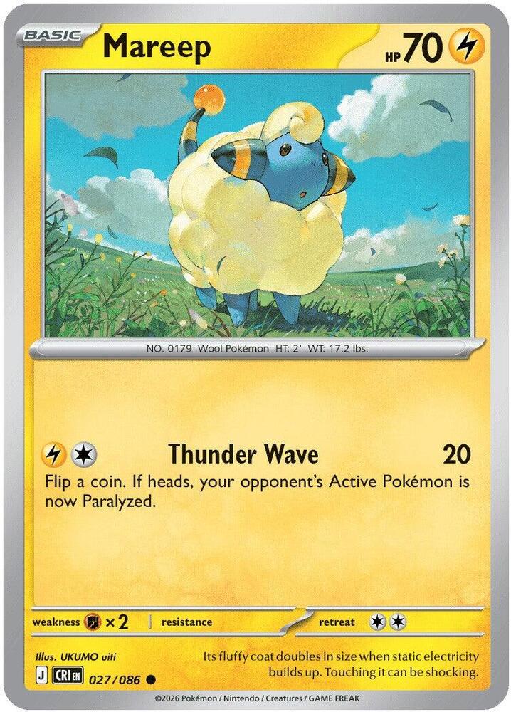 Mareep [ME04: Chaos Rising] 027/086