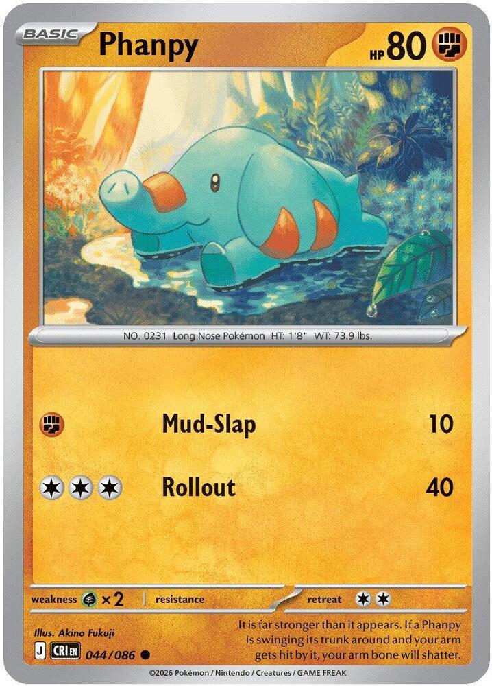 Phanpy [ME04: Chaos Rising] 044/086