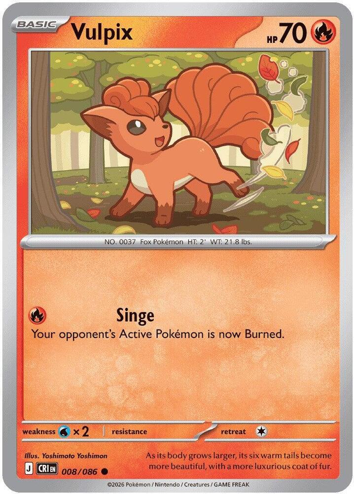 Vulpix [ME04: Chaos Rising] 008/086