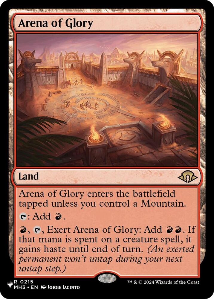 Arena of Glory [The List Reprints] 215