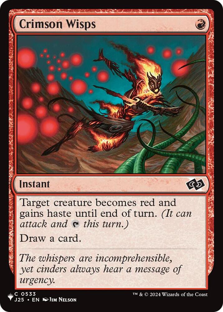 Crimson Wisps (J25) [The List Reprints] 533