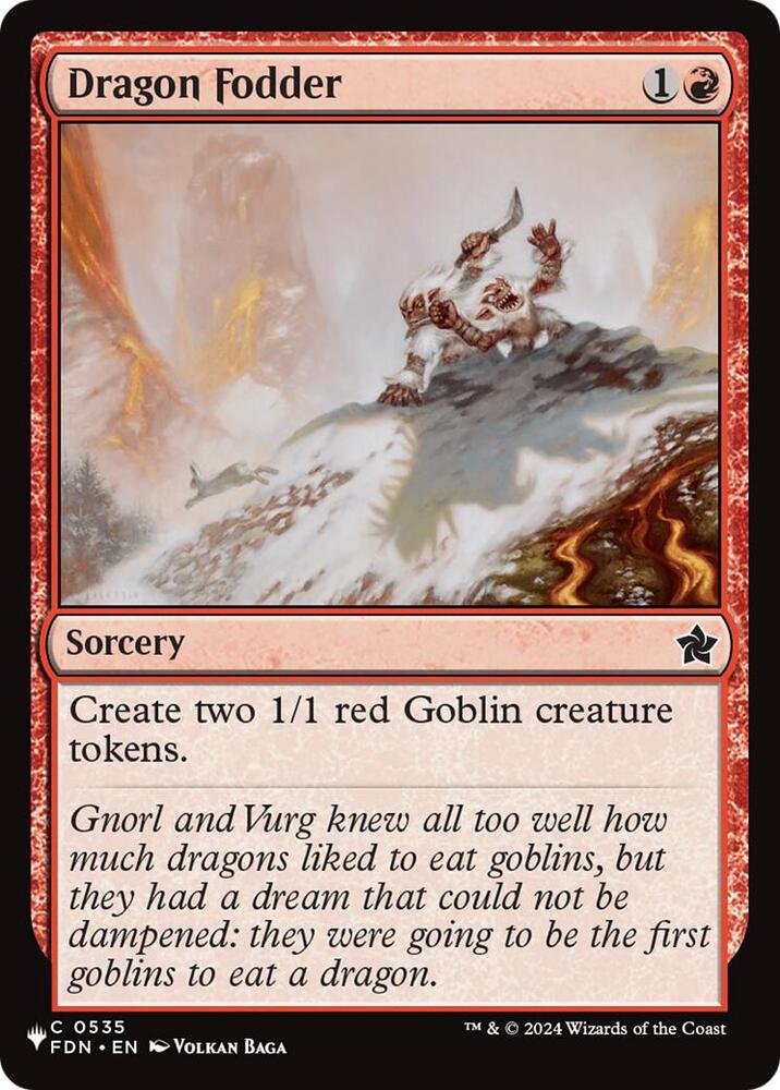 Dragon Fodder (FDN) [The List Reprints] 535