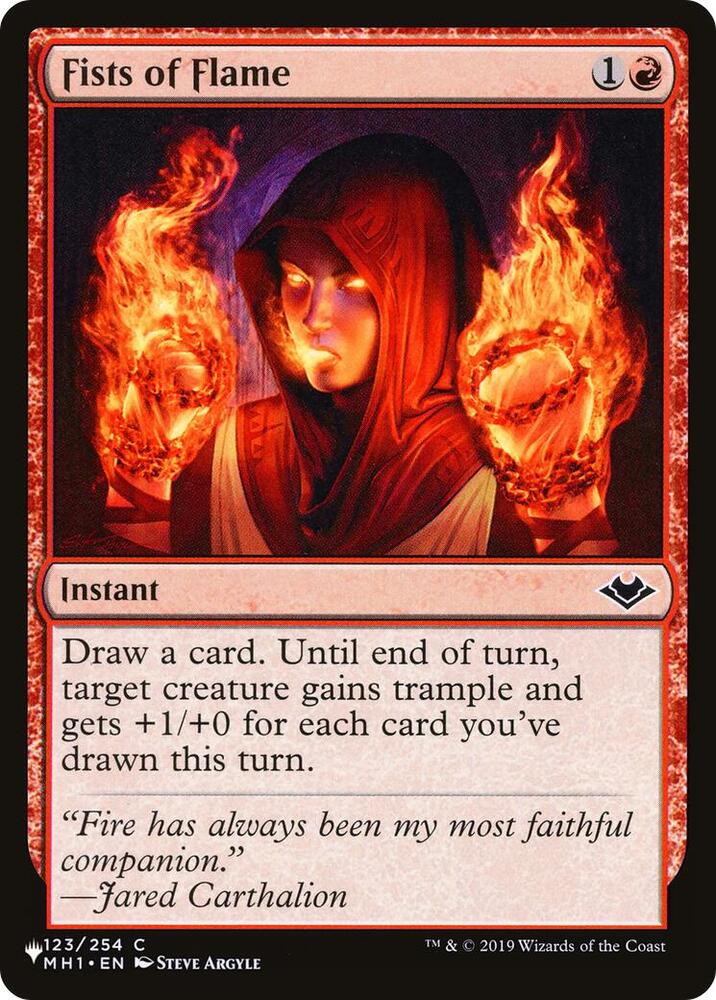 Fists of Flame (MH1) [The List Reprints] 123