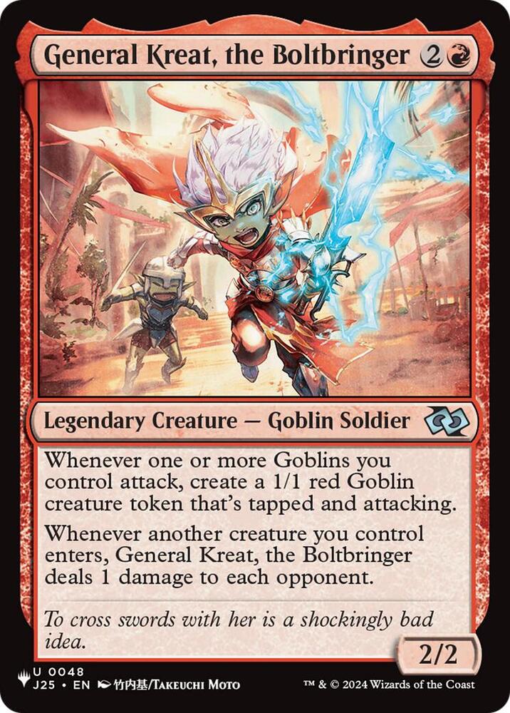 General Kreat, the Boltbringer (Anime) [The List Reprints] 48